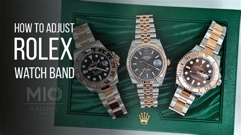 how to adjust rolex watch band size|adjusting rolex watch jubilee strap.